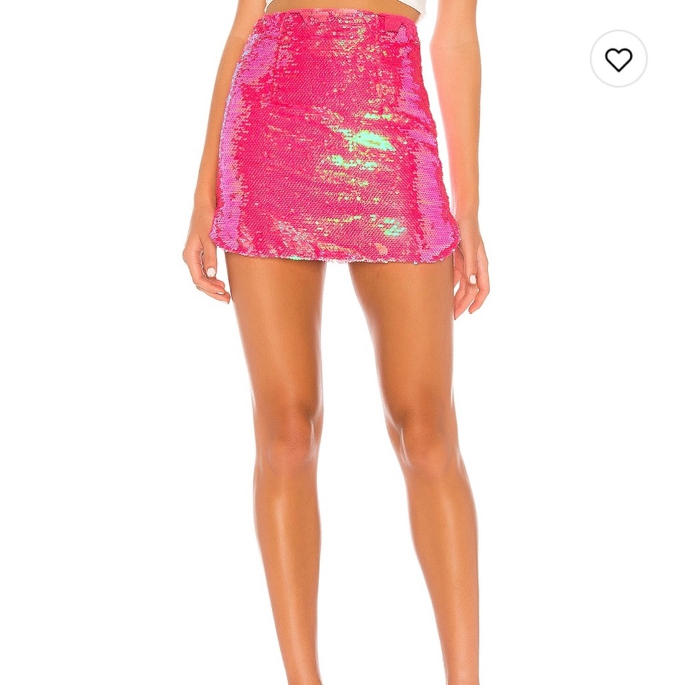 Revolve Superdown sequin mini skirt